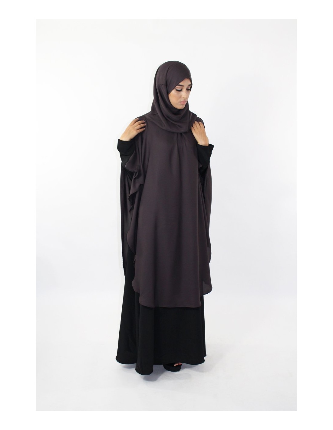 Long Khimar Hijab Intégré