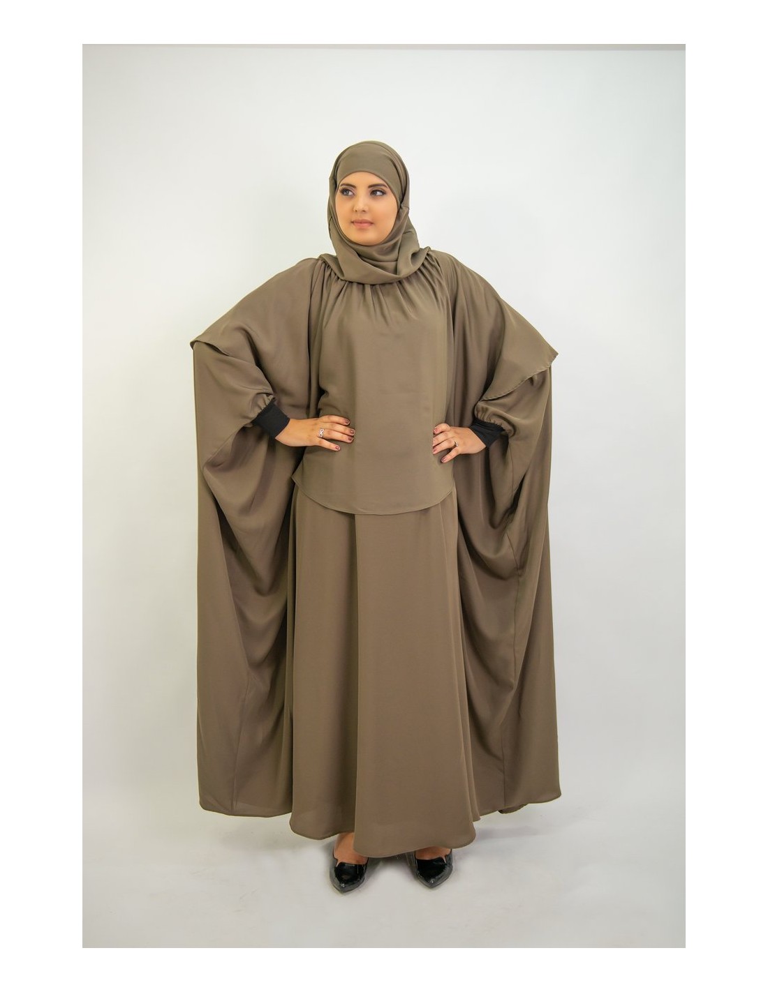 Khimar a fronces frisch