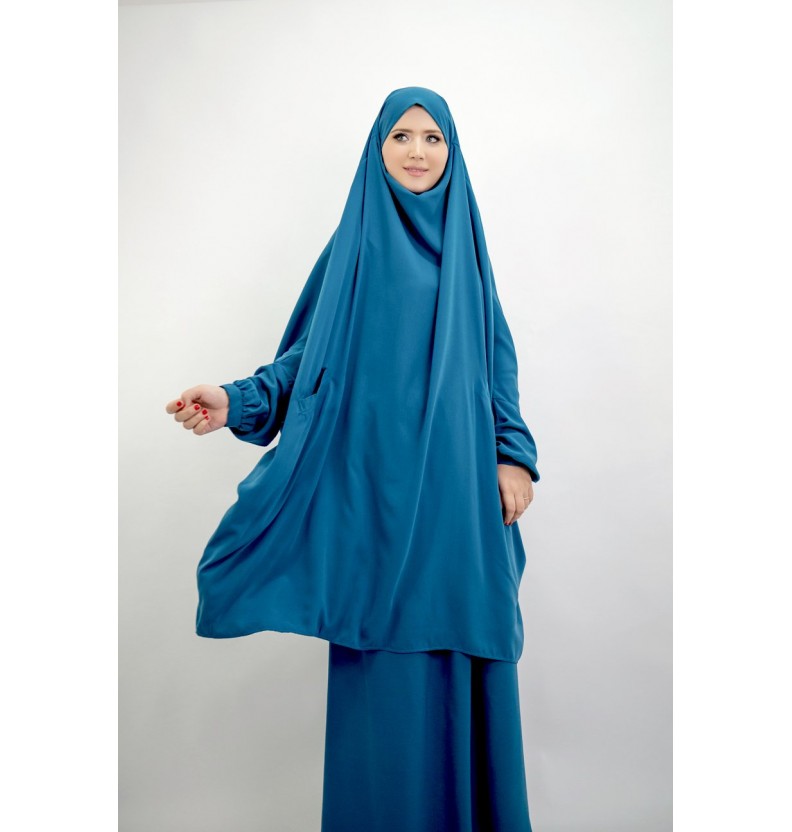 Jilbab Houda Kokon mit Taschen