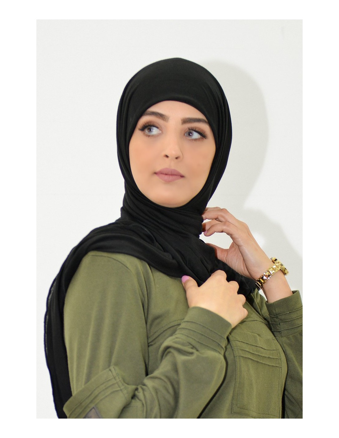 Maxi Hijab 100% ägyptische Viskose