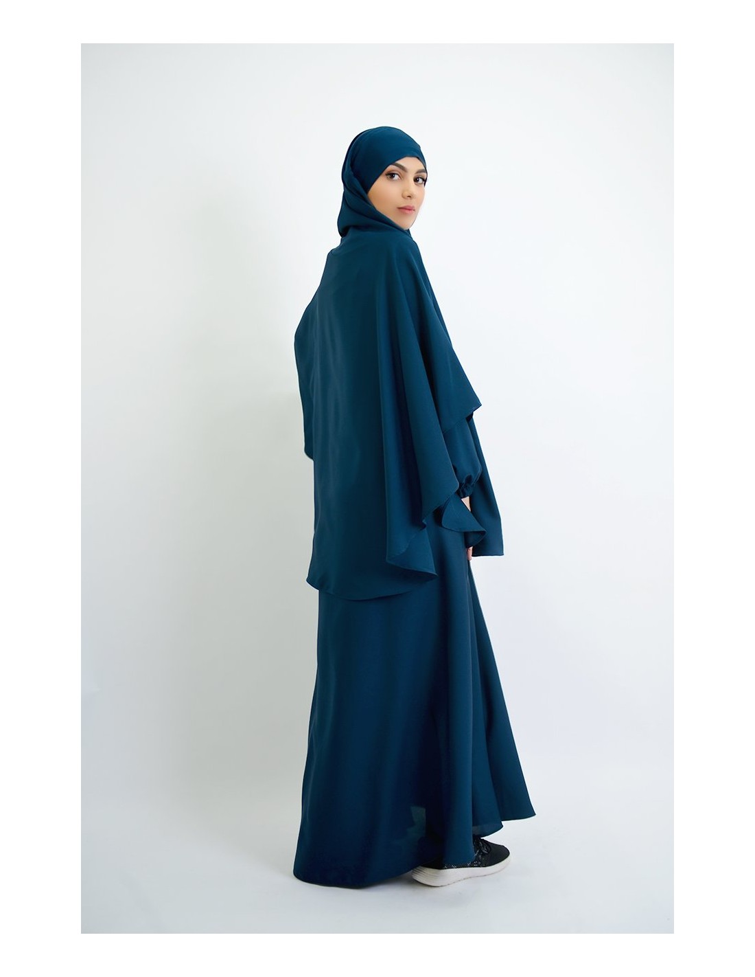 Abaya umbrella + cape with built-in hijab