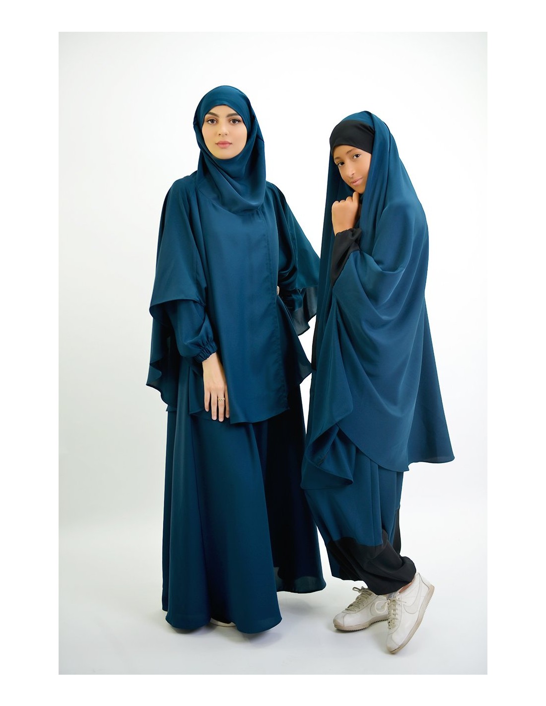 Abaya umbrella + cape with built-in hijab