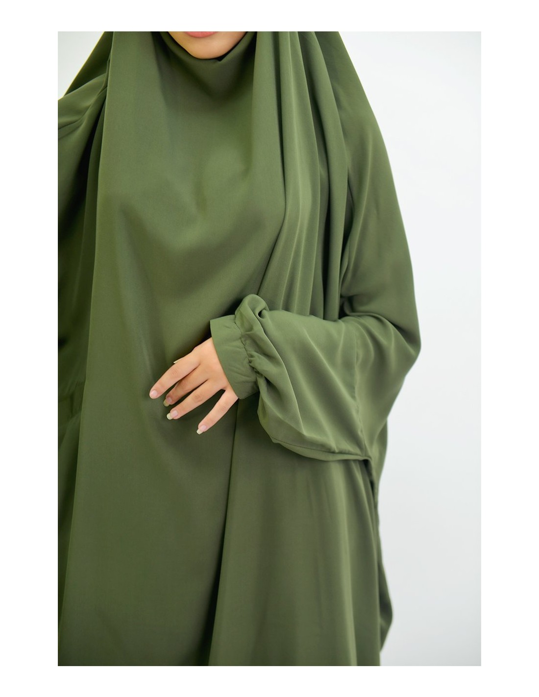 Jilbab houda capullo con bolsillos
