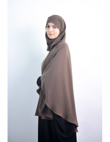 Cape with integrated hijab