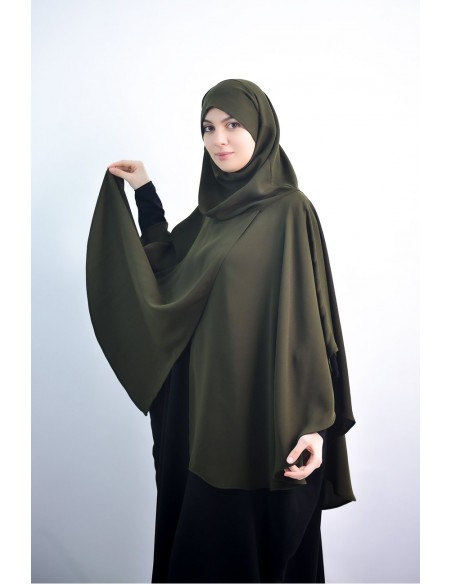 Cape with integrated hijab
