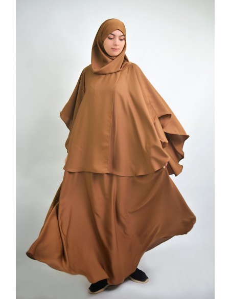 Abaya umbrella + cape with built-in hijab