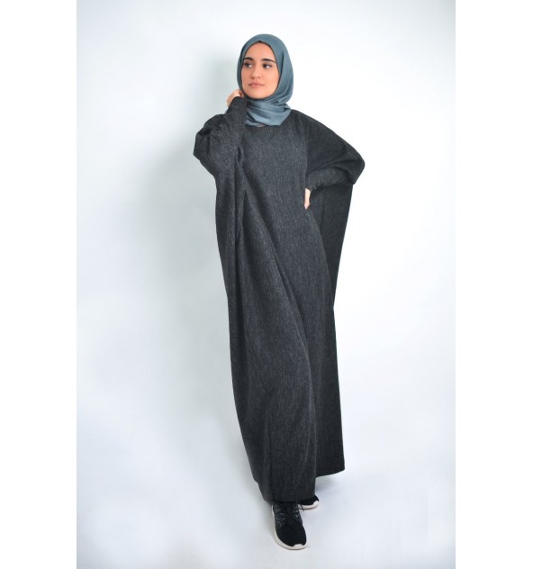 Abaya chiné d'hiver