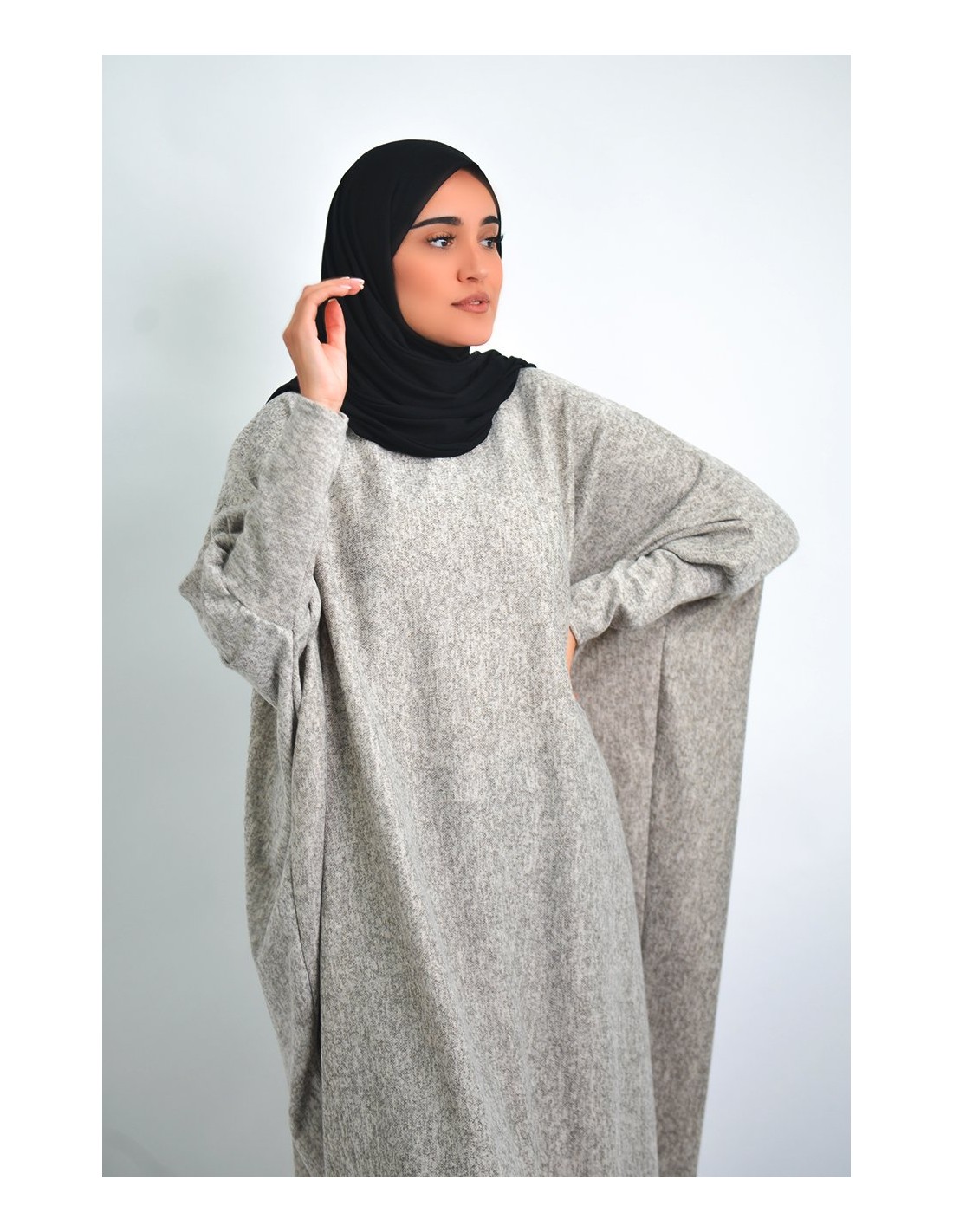 Abaya chiné d'hiver
