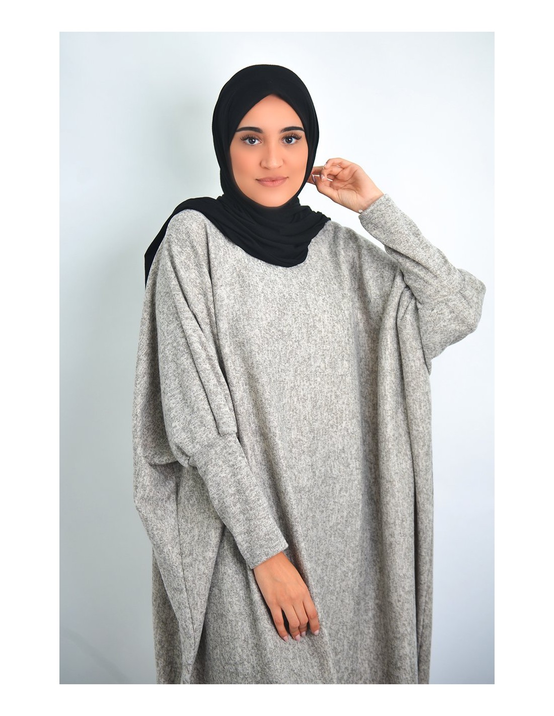 Abaya chiné d'hiver