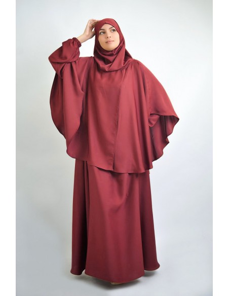 Abaya umbrella + cape with built-in hijab
