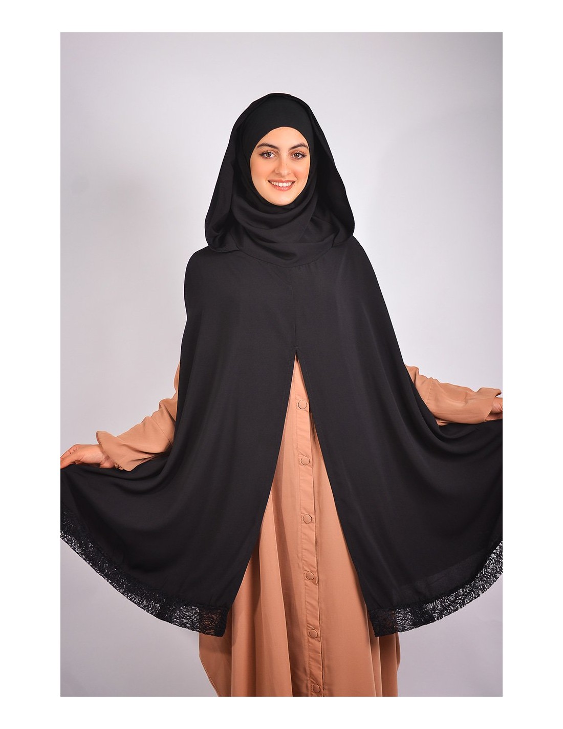 Cape Hijab Integre Lace