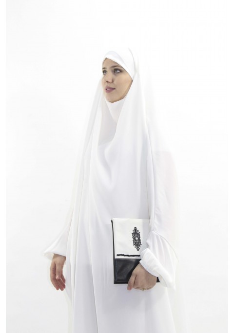 Jilbab Kawthar Blanc 2
