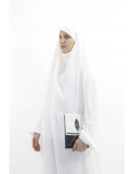 Jilbab Kawthar White