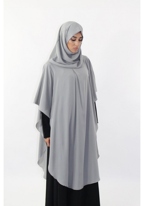 Langer Khimar Hijab integriert 2