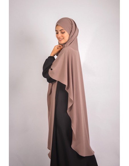 Long Khimar Hijab Integrated