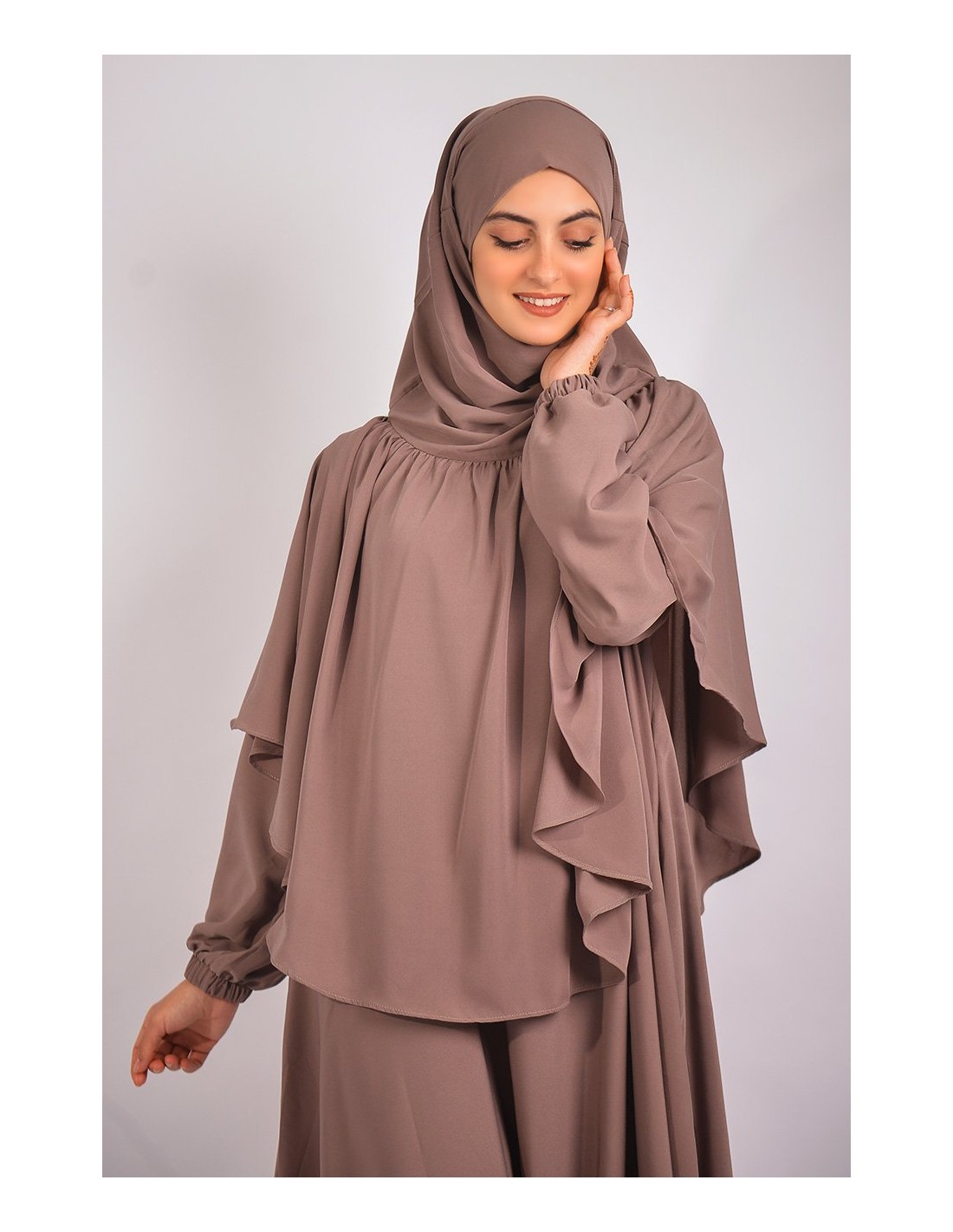 ABAYA UMBRELLA + KHIMAR WITH FROWNS