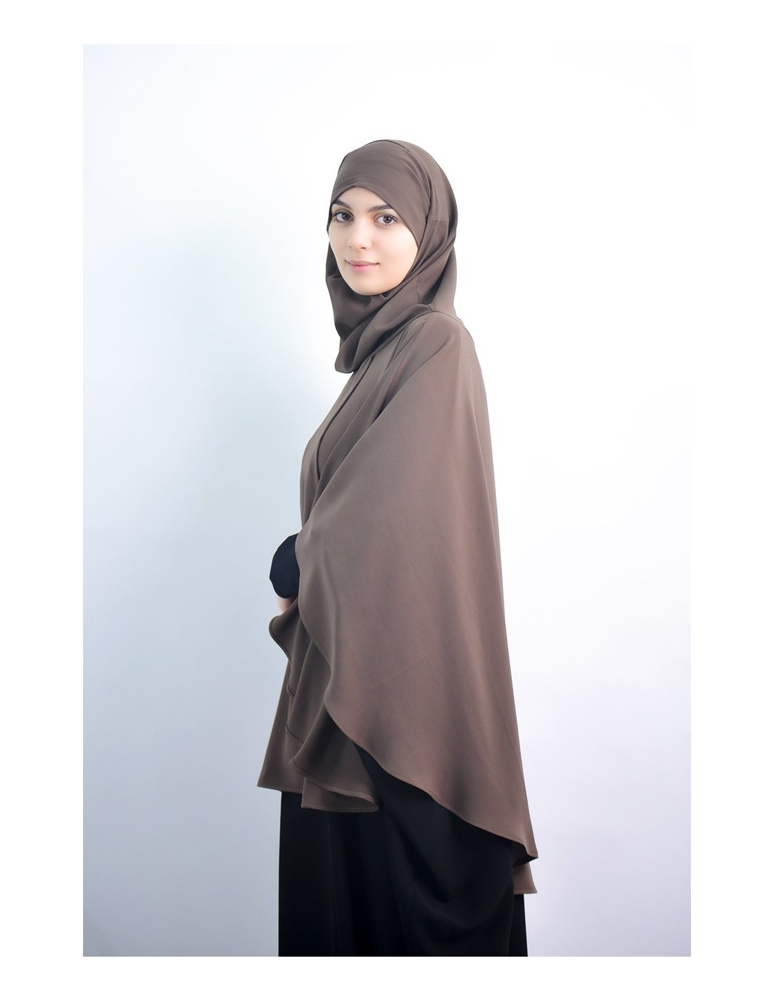 Cape mit integriertem Hijab