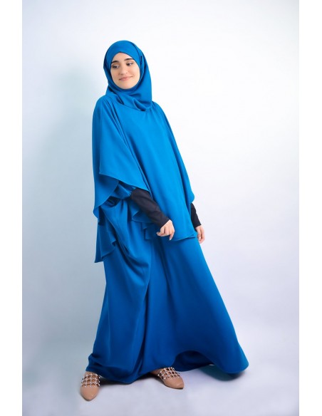 Cape mit integriertem Hijab