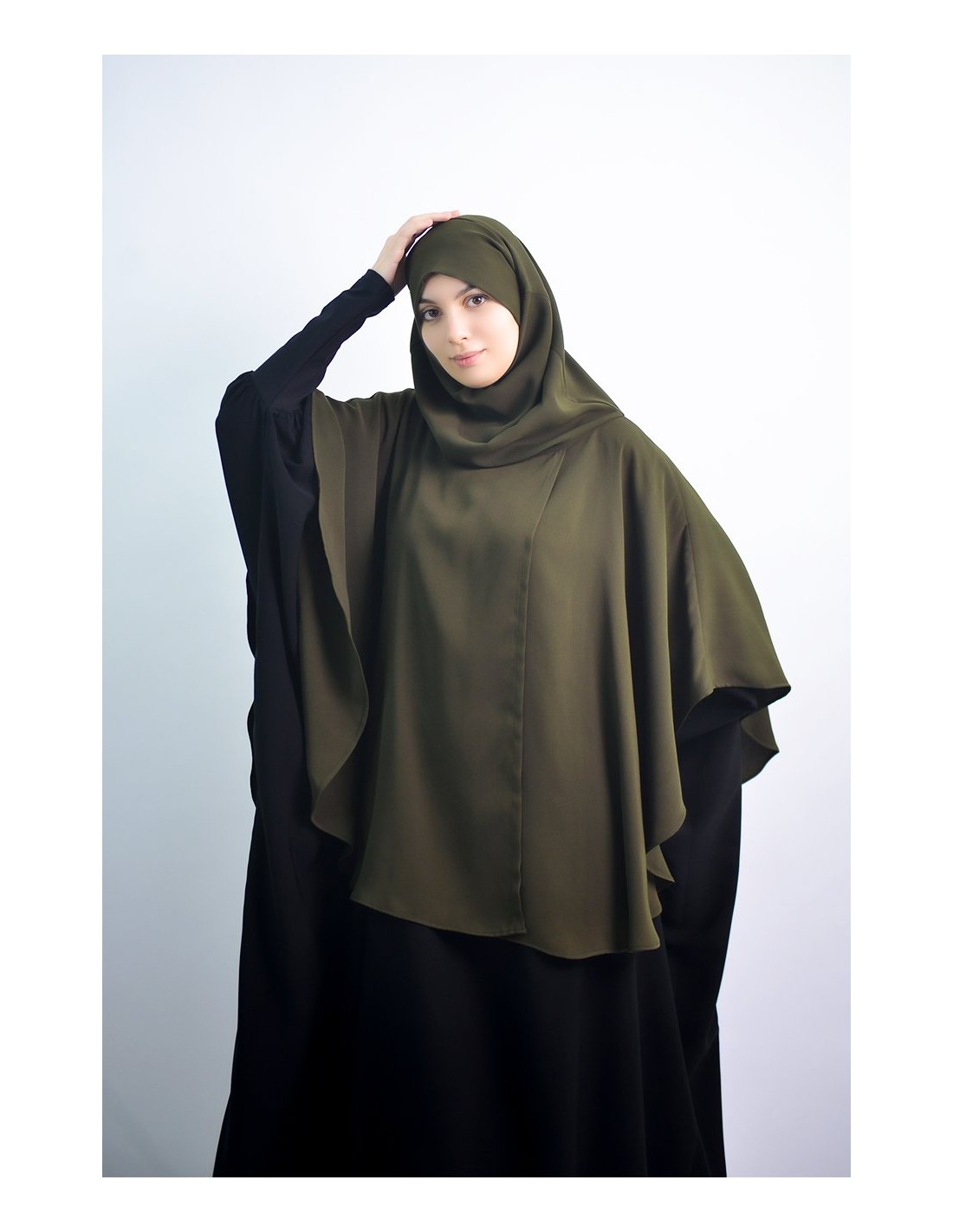 Capa con hiyab integrado