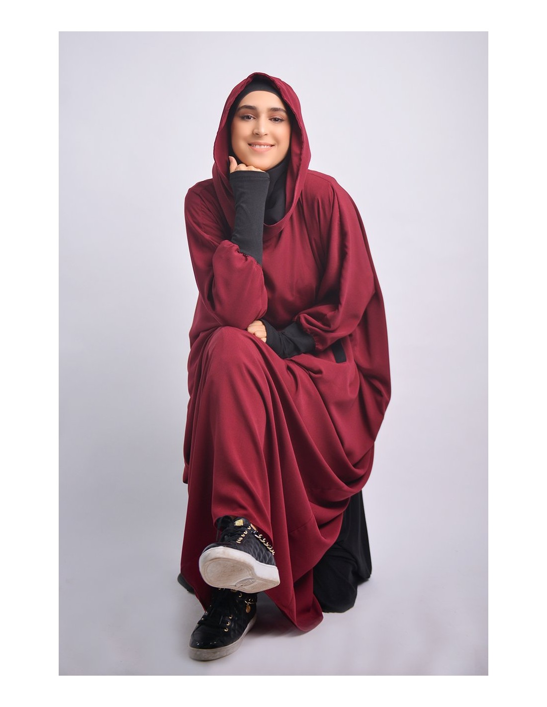 Abaya Young integrated hijab and Hood