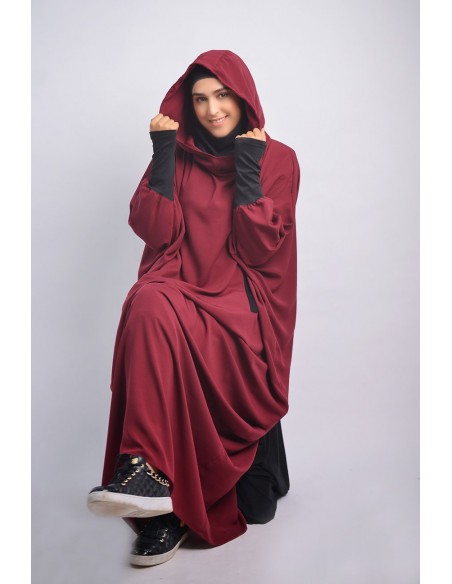 Abaya Young integrated hijab and Hood