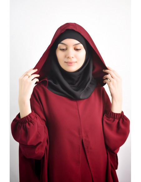 Abaya umbrella + integrated hijab cape Young