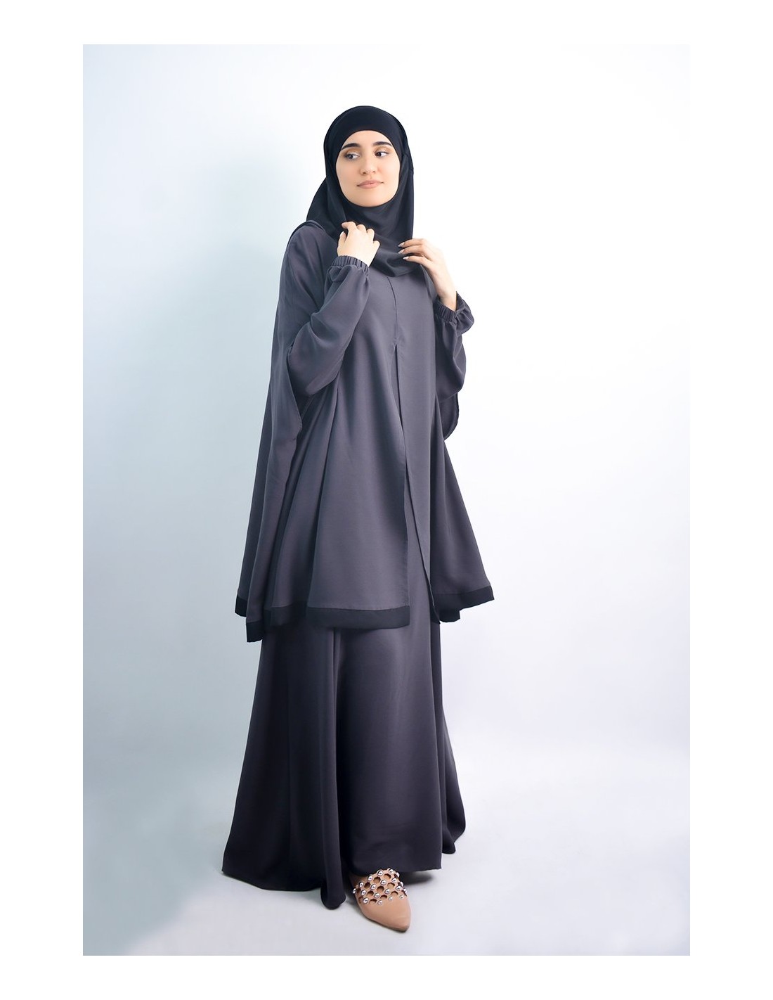 Paraguas Abaya + capa de hiyab integrada Young