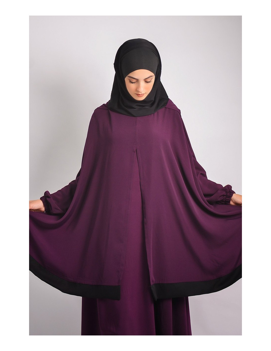 Paraguas Abaya + capa de hiyab integrada Young