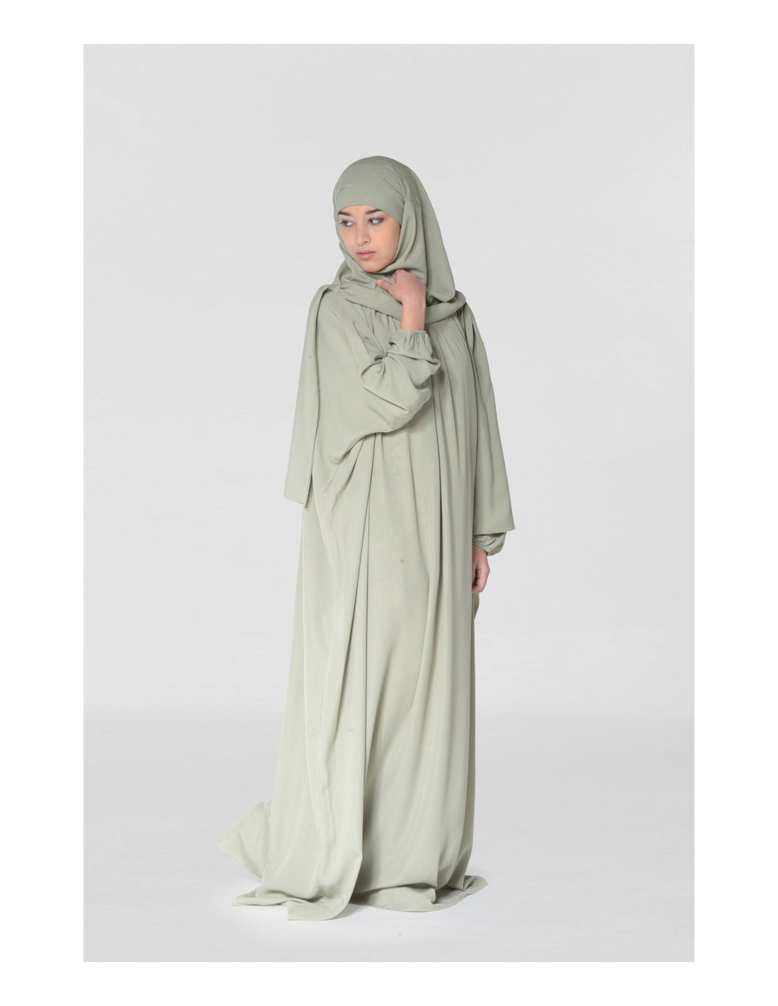 Abaya Jilbab Ajman con bufanda