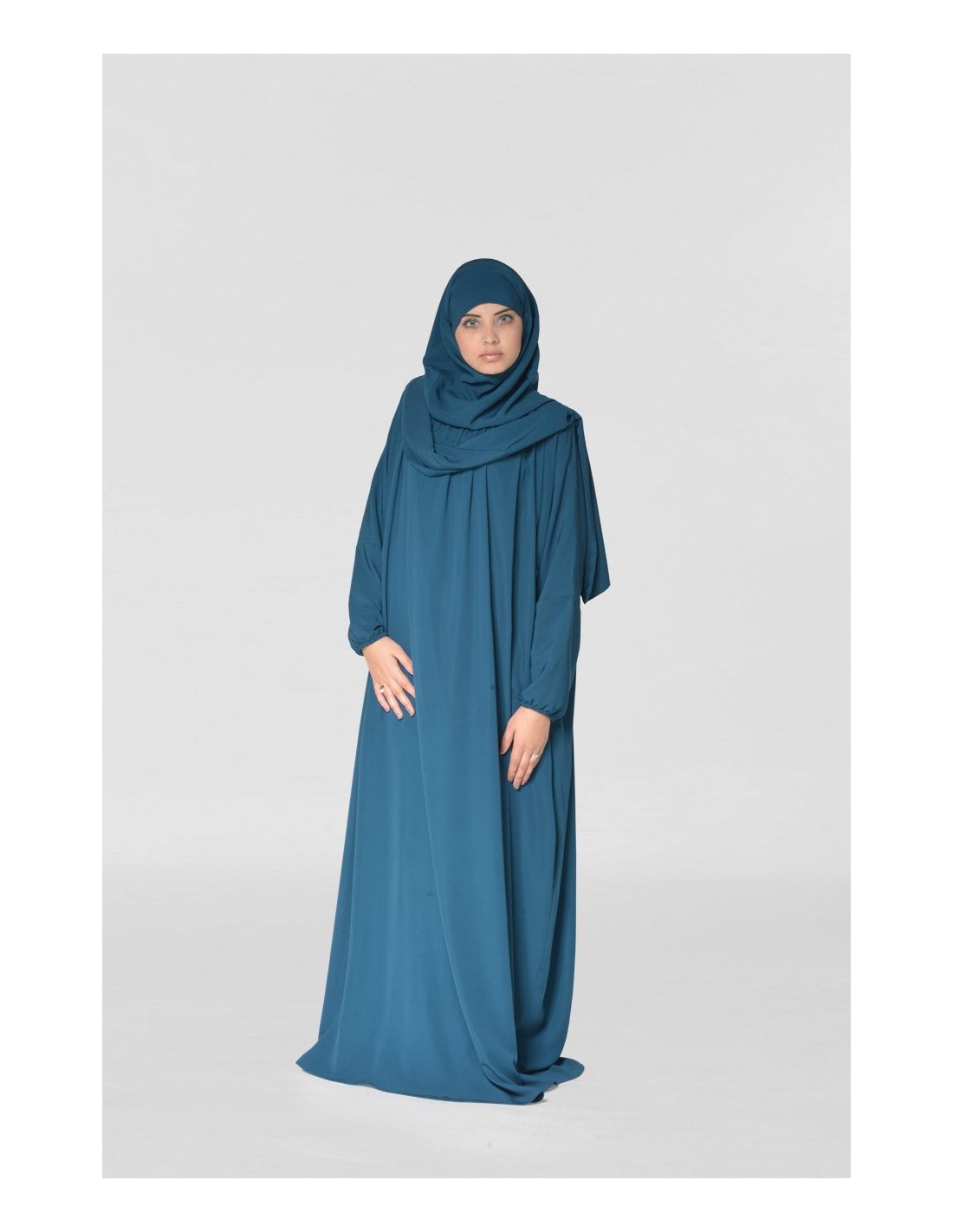 Abaya Jilbab Ajman con bufanda