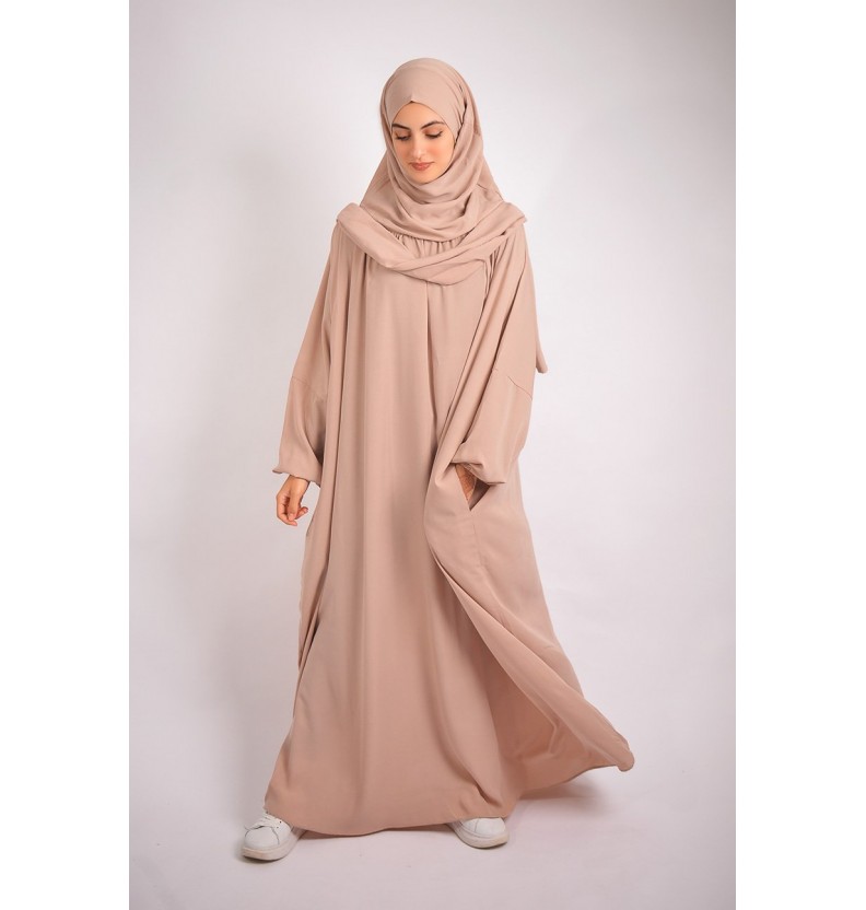 Abaya Jilbab Ajman con bufanda