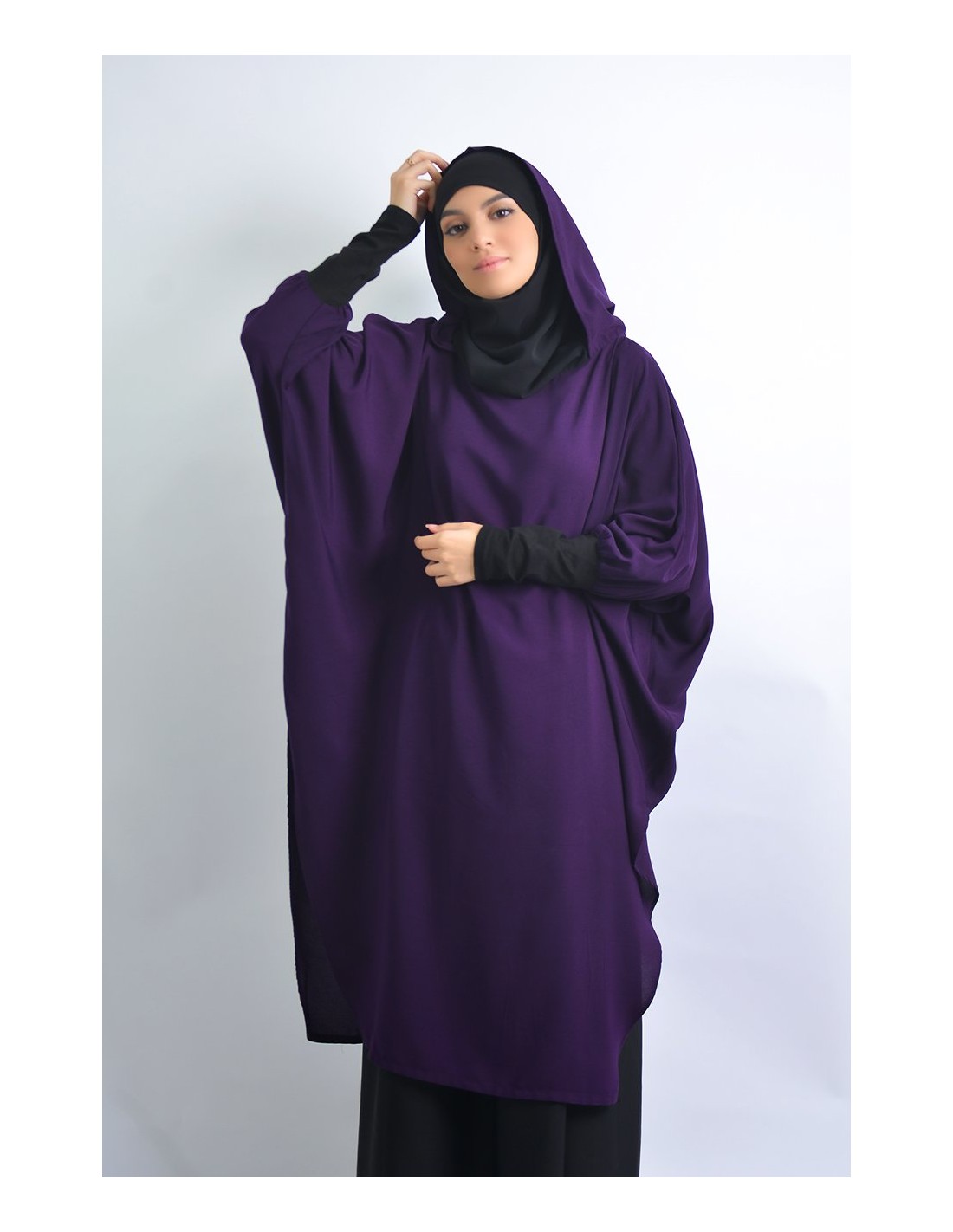 Young tunic: hijab and built-in hood