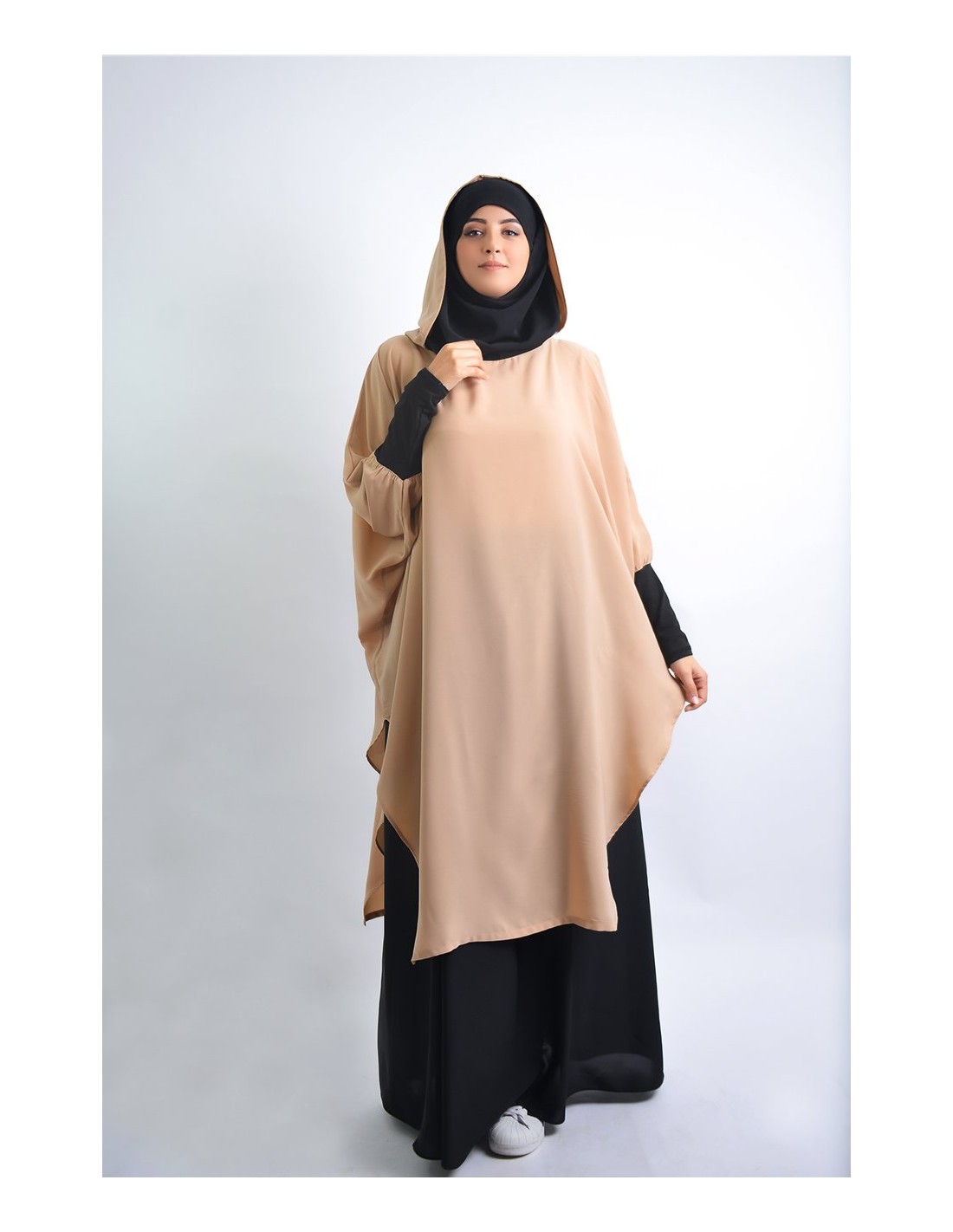 Young tunic: hijab and built-in hood