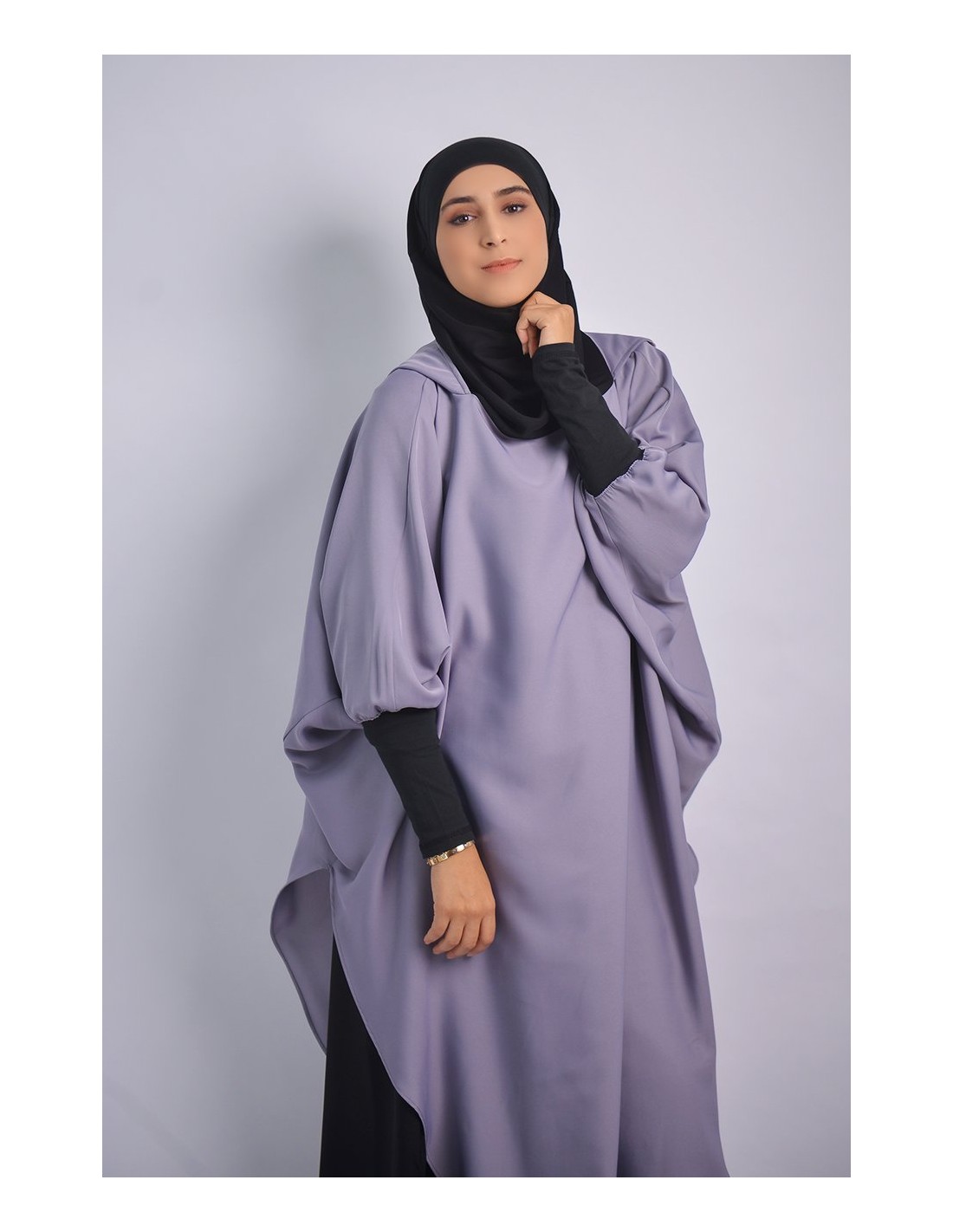 Young tunic: hijab and built-in hood