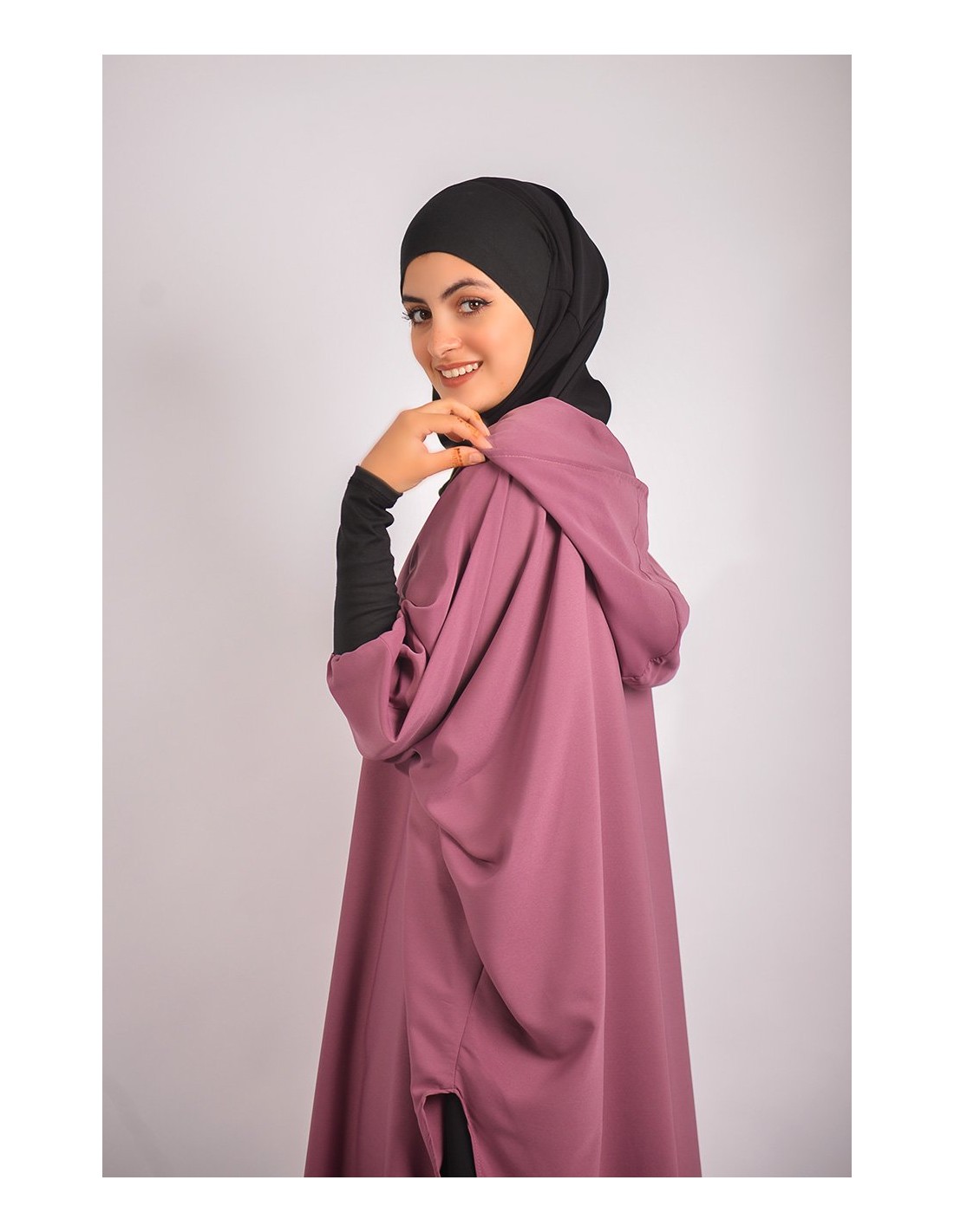 Young tunic: hijab and built-in hood